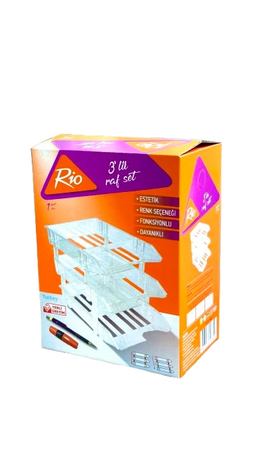 Raft pentru documente in 3 nivele Fatih 630