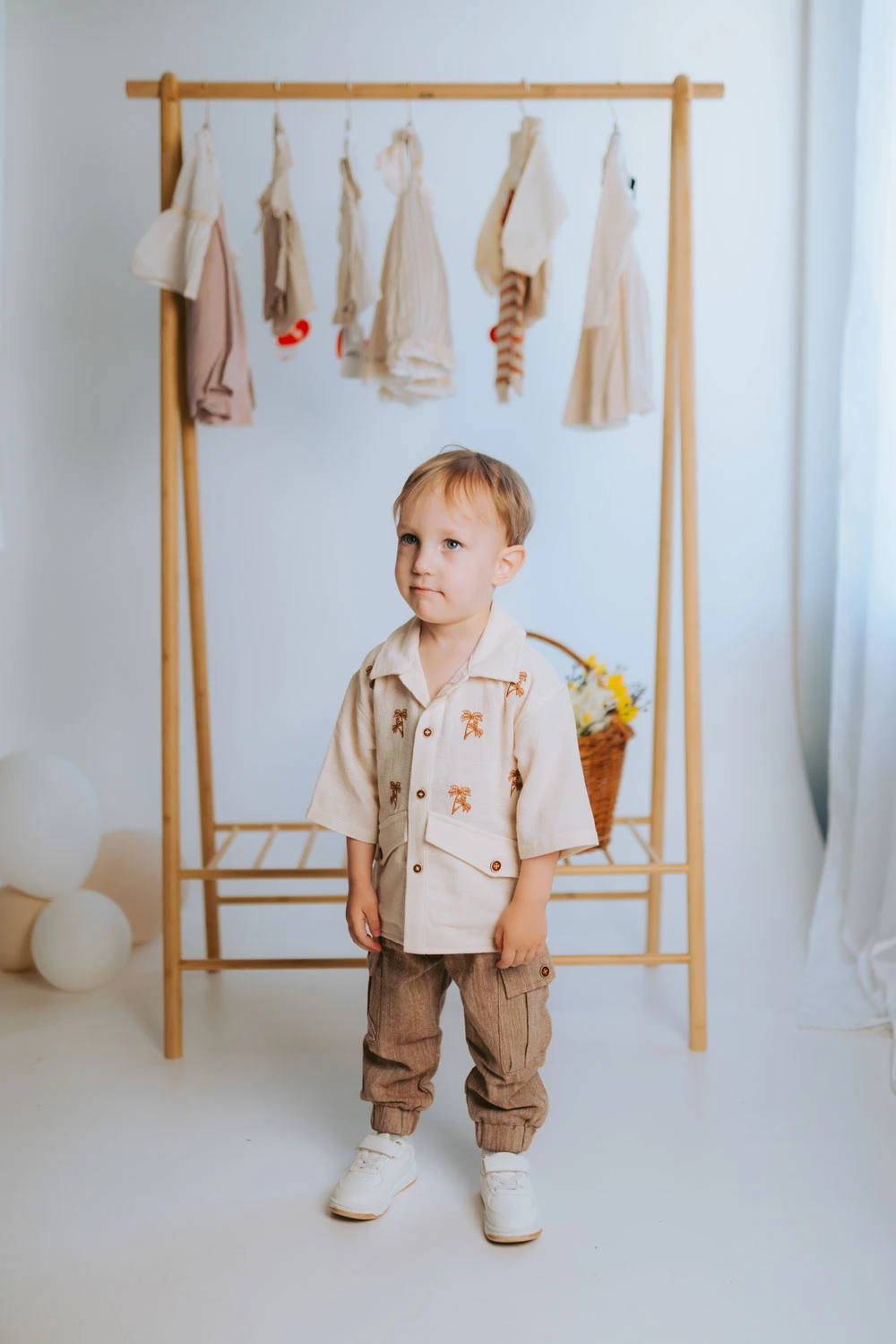 Set băieți 2 piese (cămașă, pantaloni)