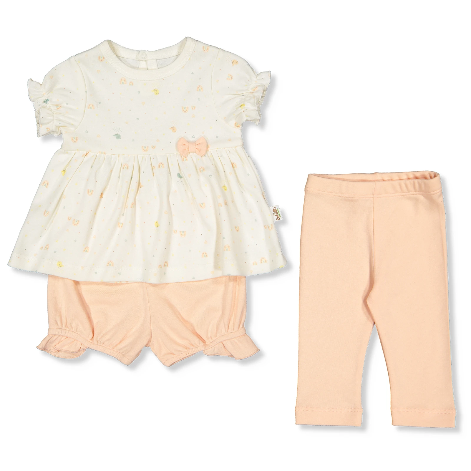 Organic set pijama Birds fete