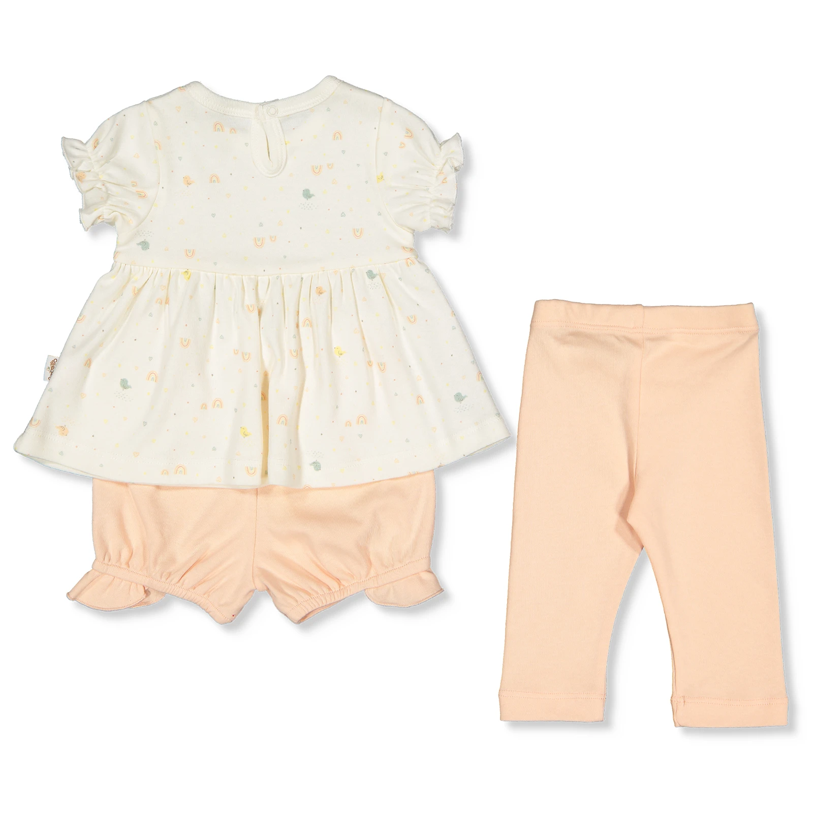 Organic set pijama Birds fete
