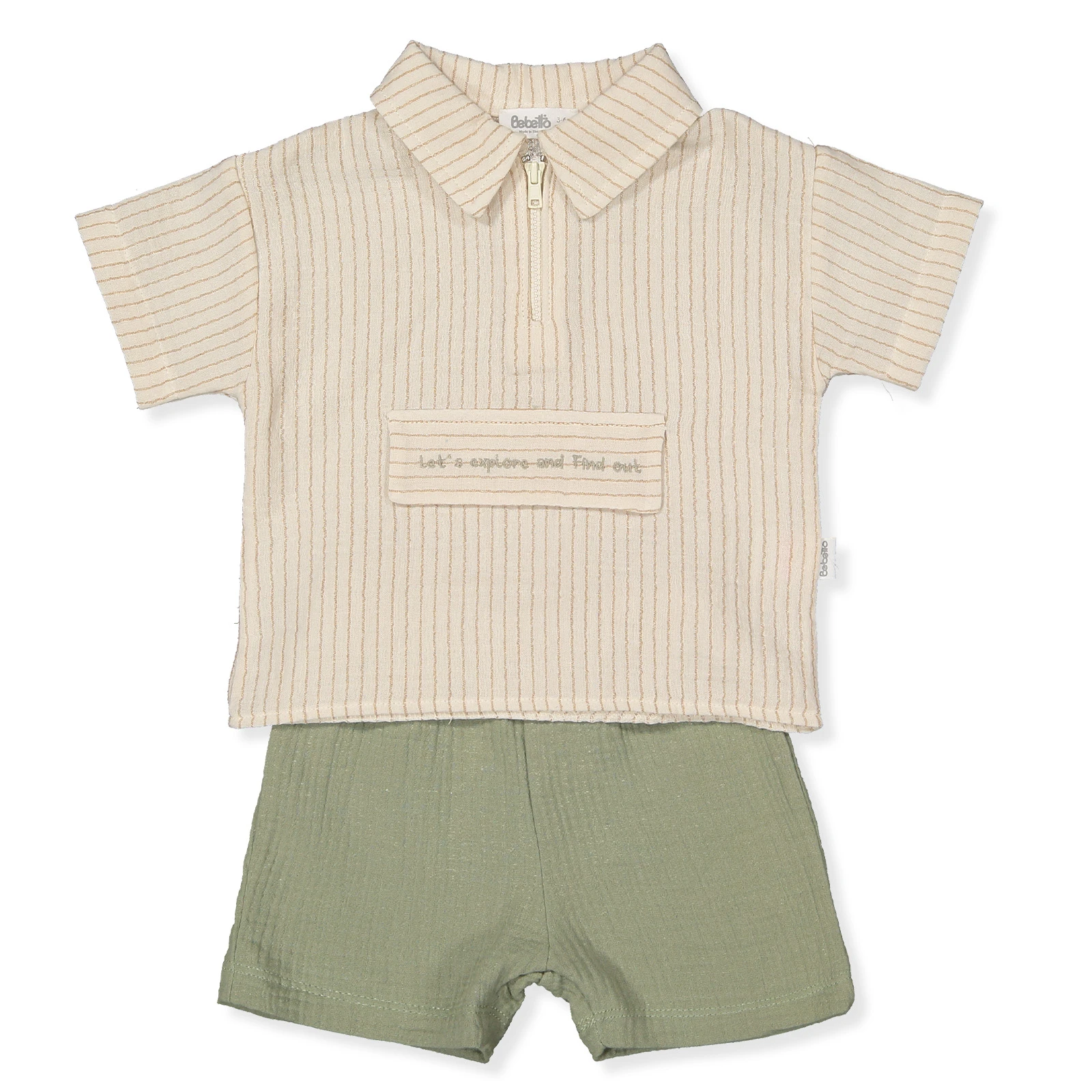 Set Explore din muslina baieti