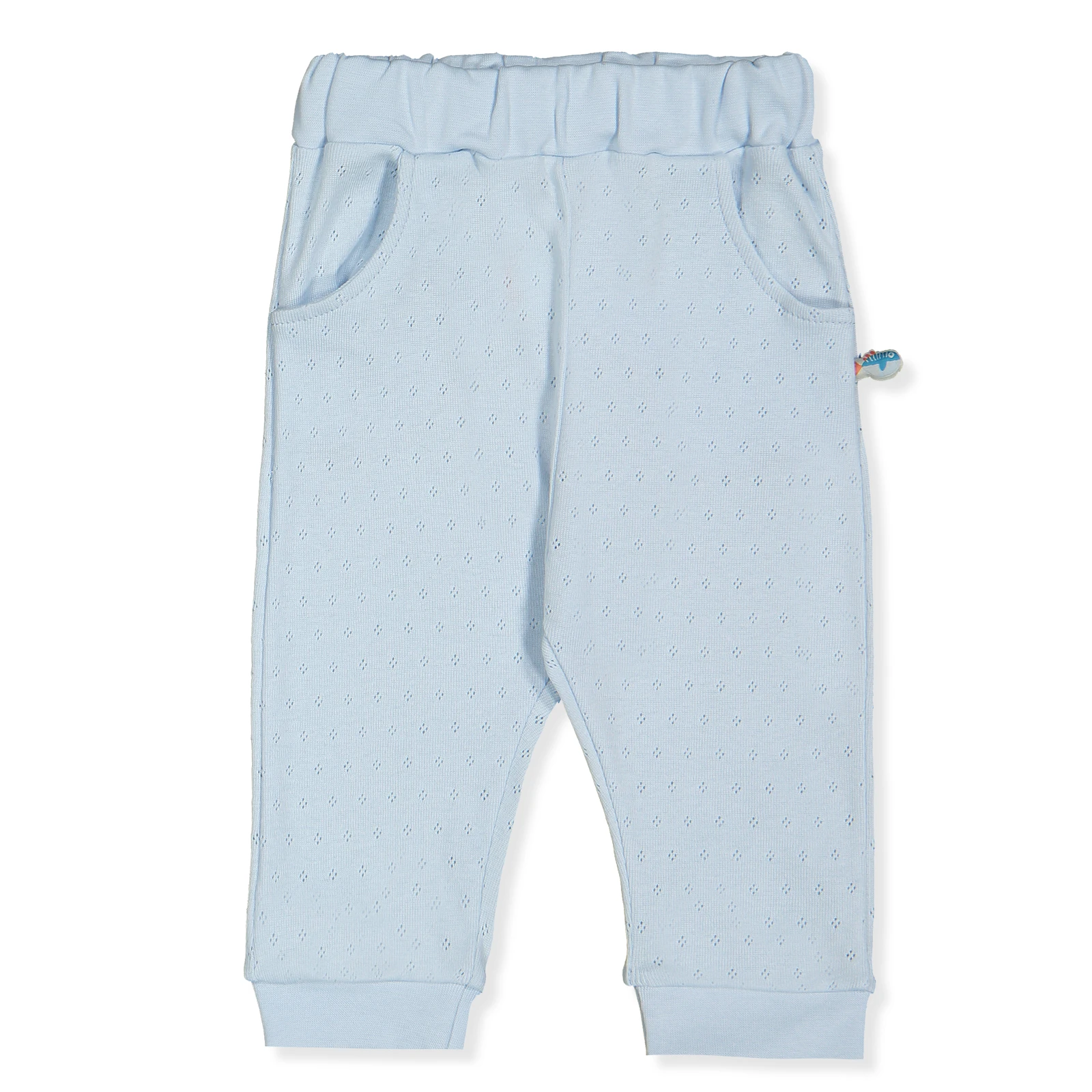 Pantaloni baieti albastri deschisi