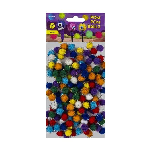 Pompoane diam.10mm,set 200buc