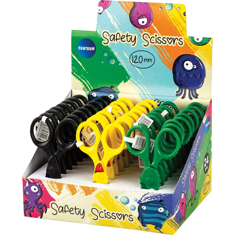 Foarfeca plastic pentru copii, 12 cm