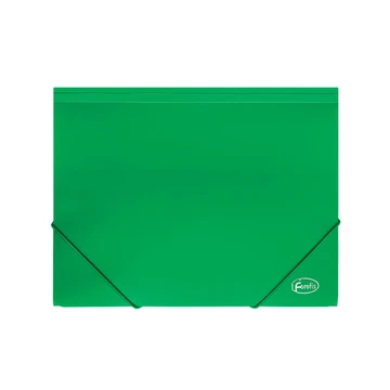 Mapa plastic cu elastic pe colturi A4,verde