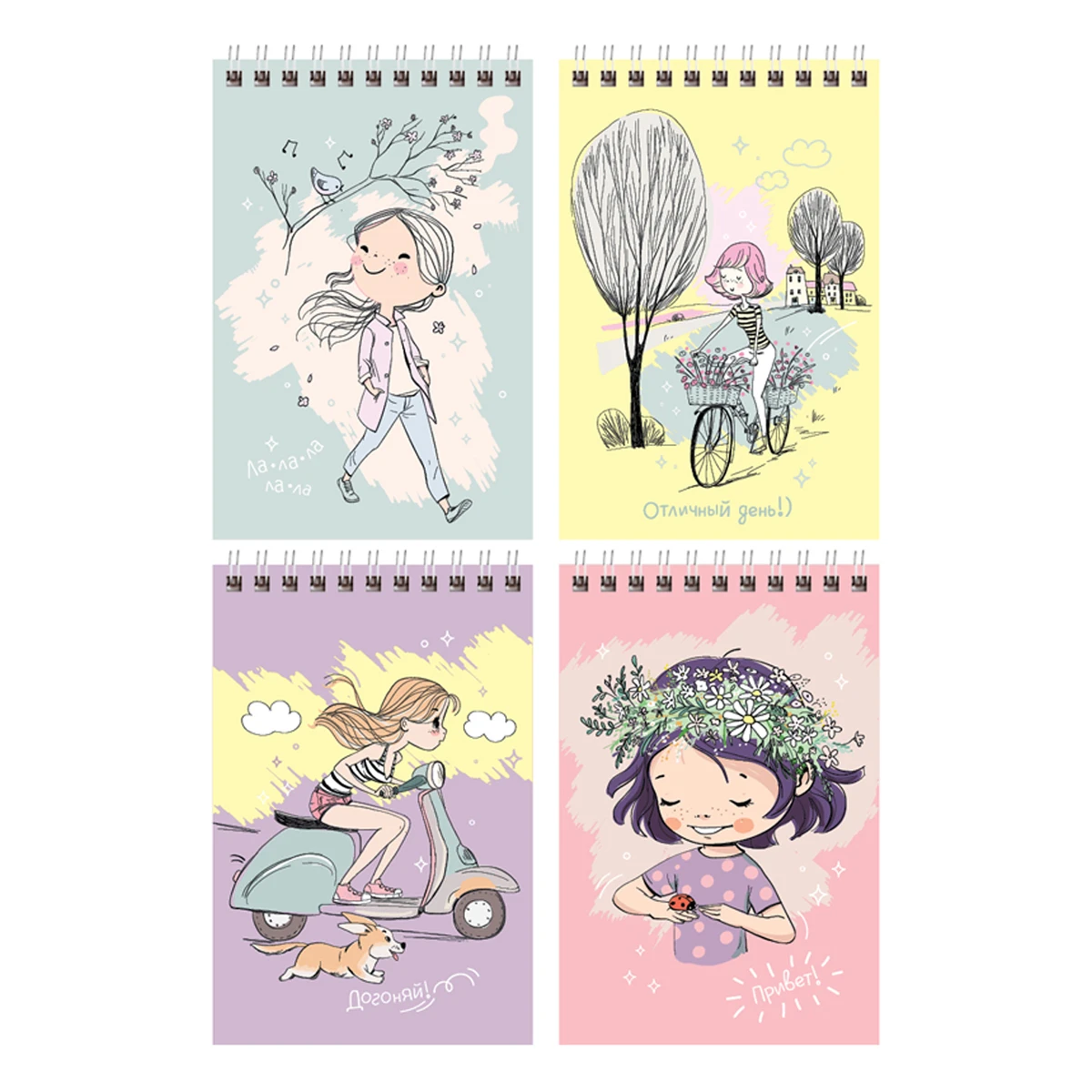 Carnet А6 40foi,spira