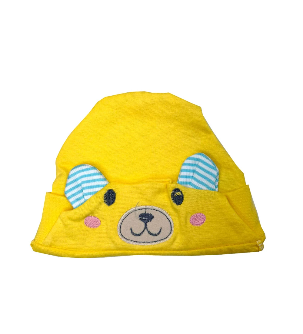 caciulita bebe galbena