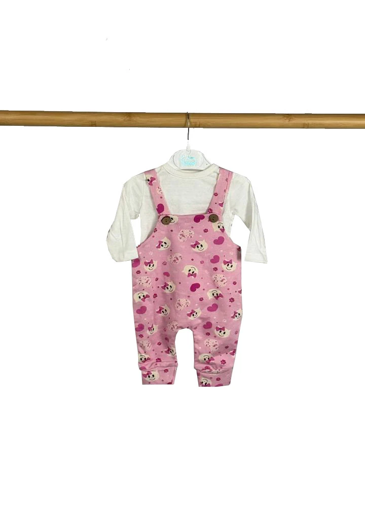 salopeta de zi rose fete