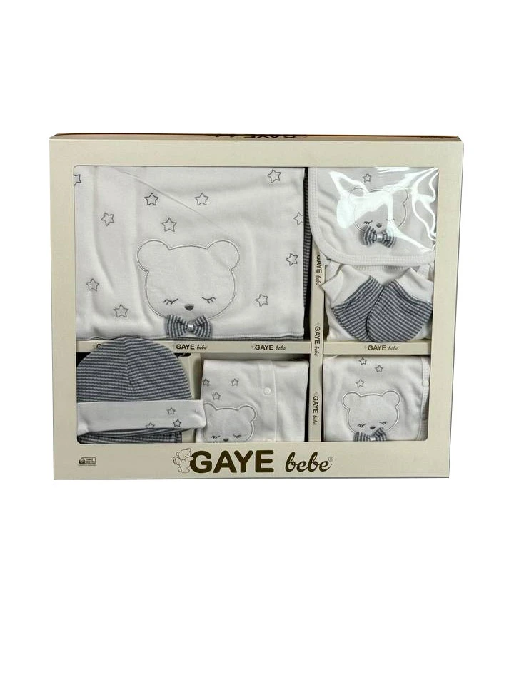 Set complet de botez gri