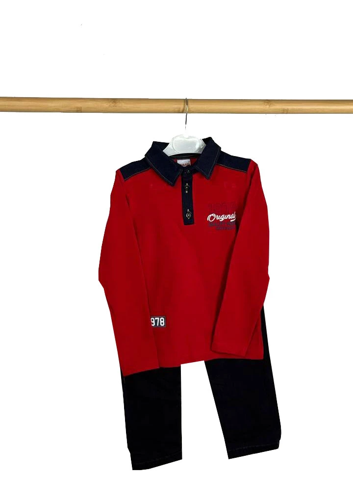 Set original rosu baieti