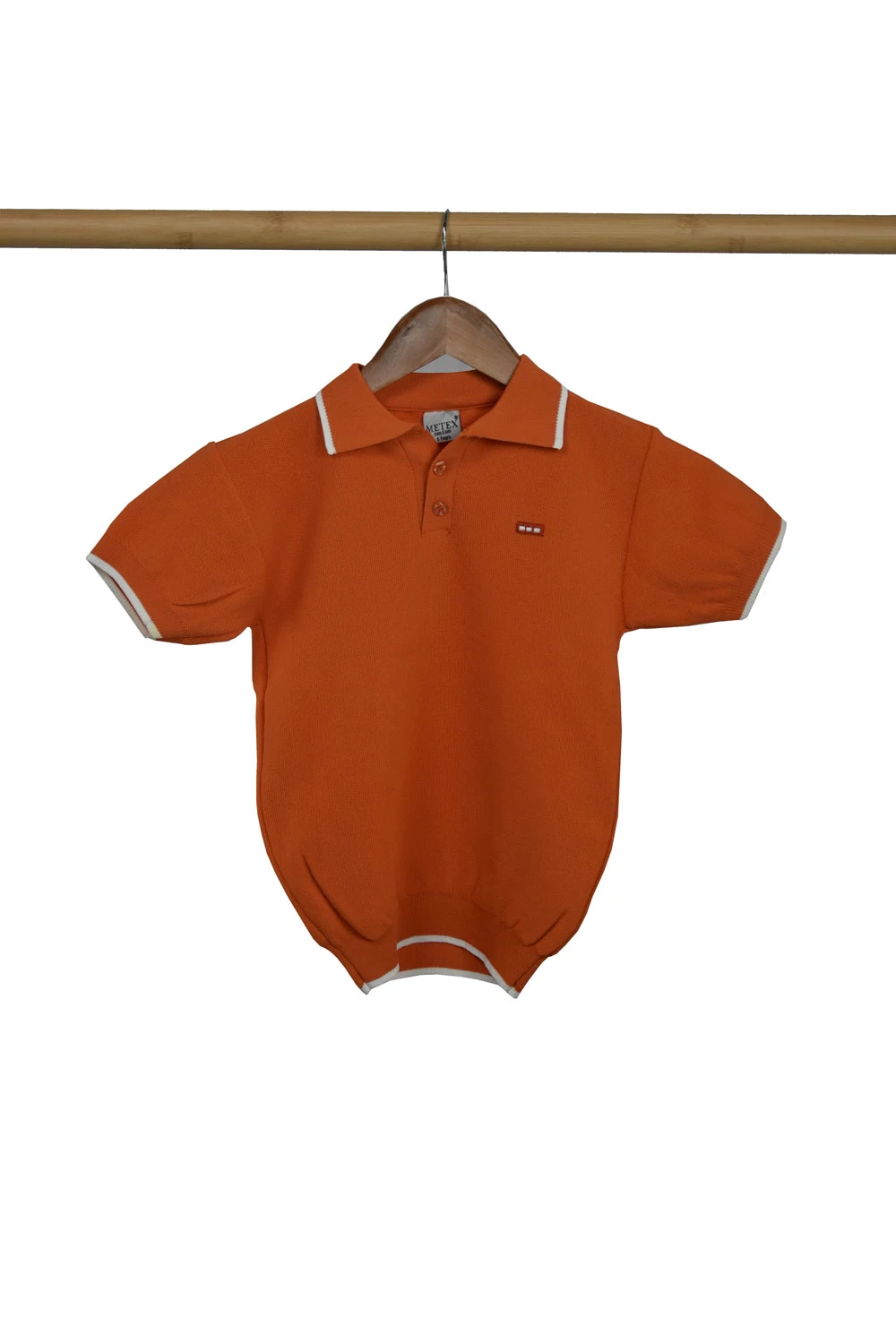 Tricou polo premium portocaliu baieti