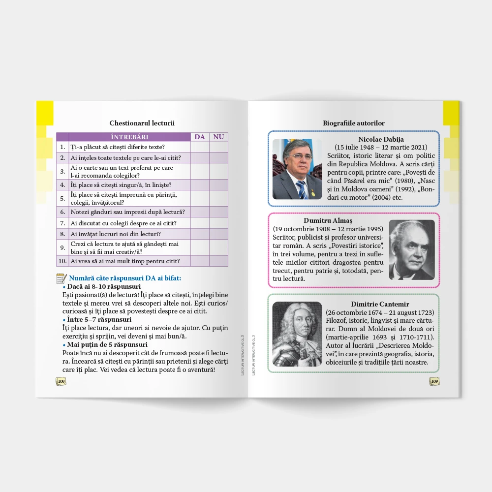 Lecturi interactive cu fise lucrative cl.3-a