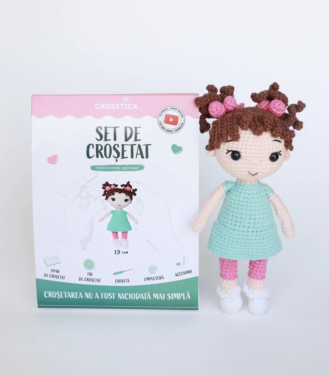 Set de croșetat - Fetiță