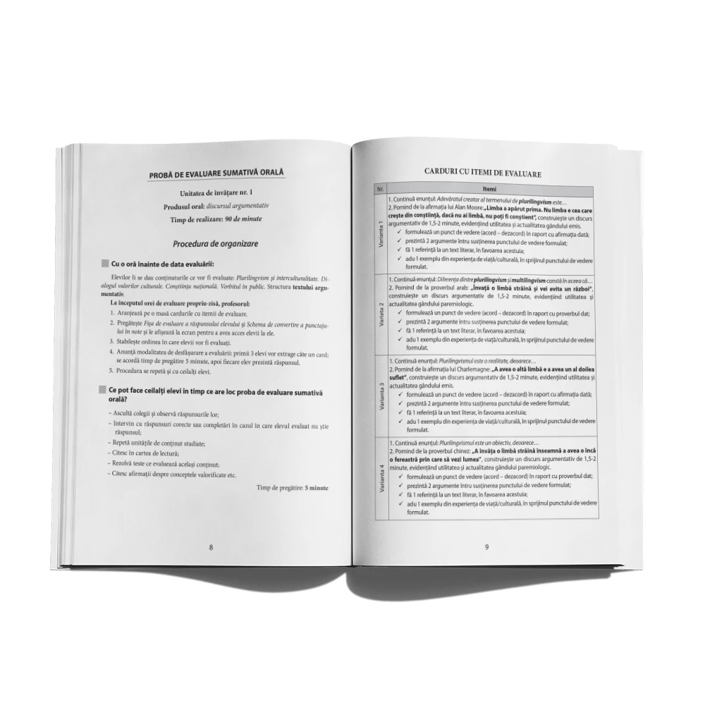 Limba si literatura romana. Teste de evaluare. Bacalaureat. Clasa a 12-a Profil real