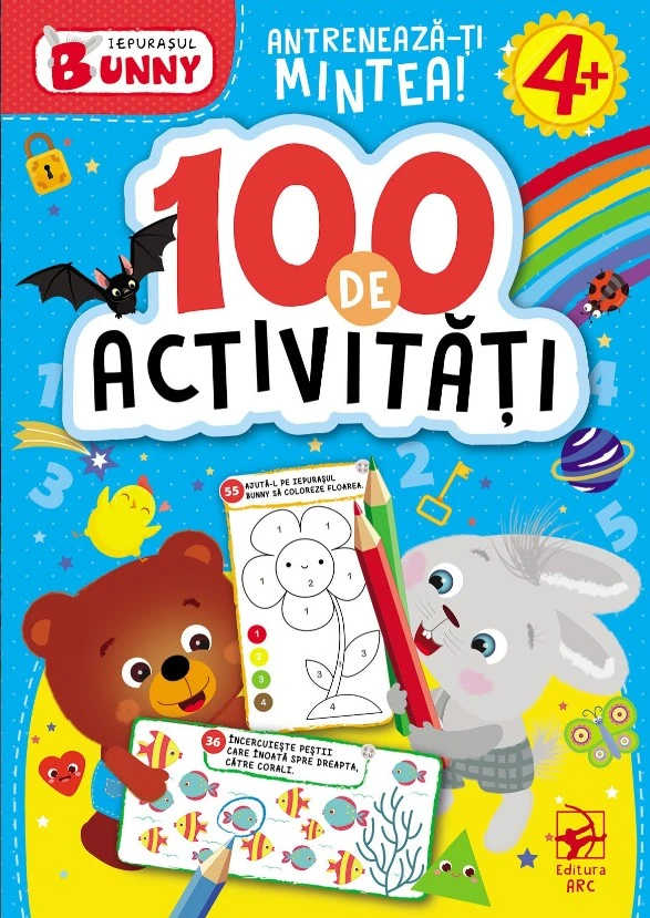 Iepurașul Bunny. 100 de activități 4+