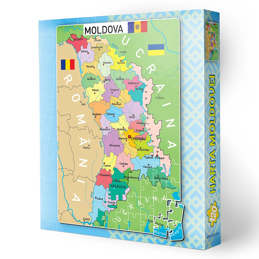 Puzzle 120 Harta Moldovei