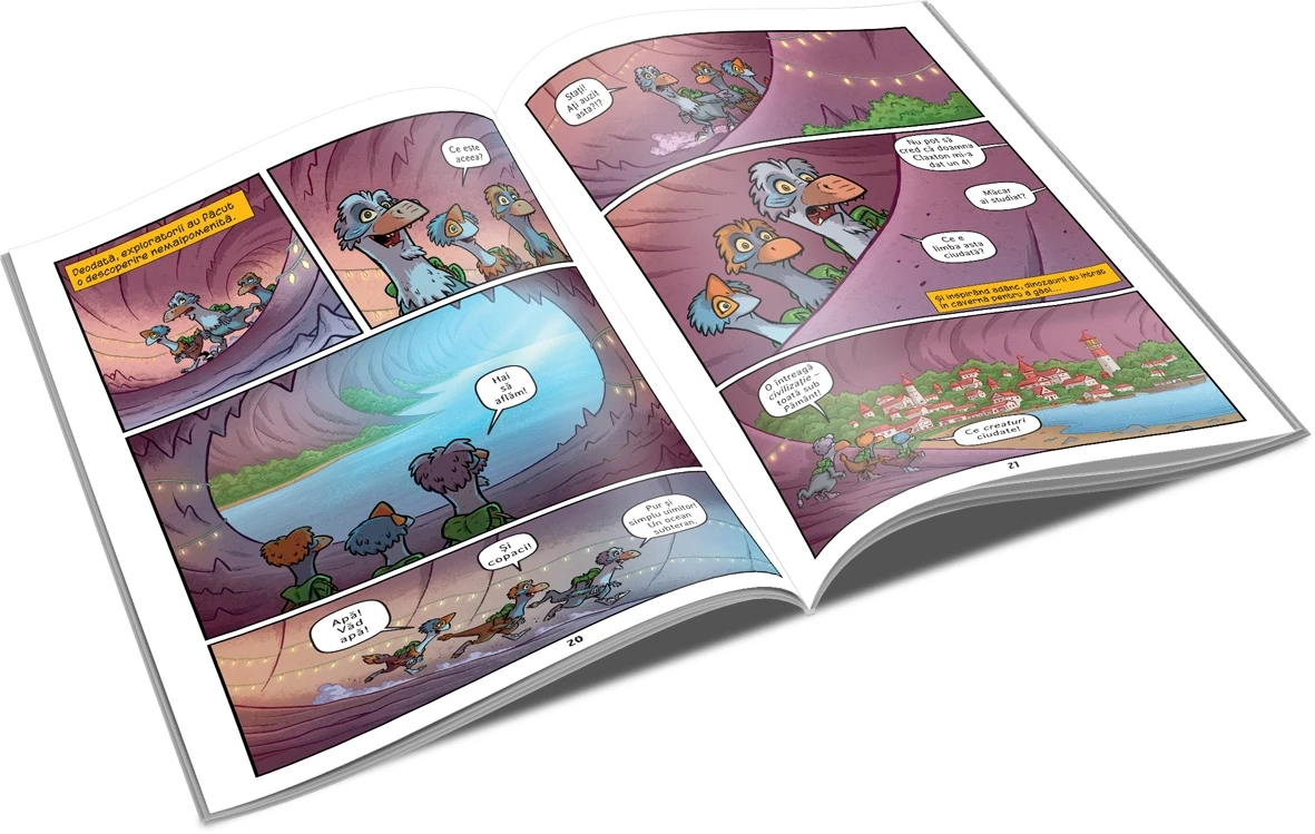 Povesti clasice pe dos - Calatorie preistorica - spre centrul pamantului