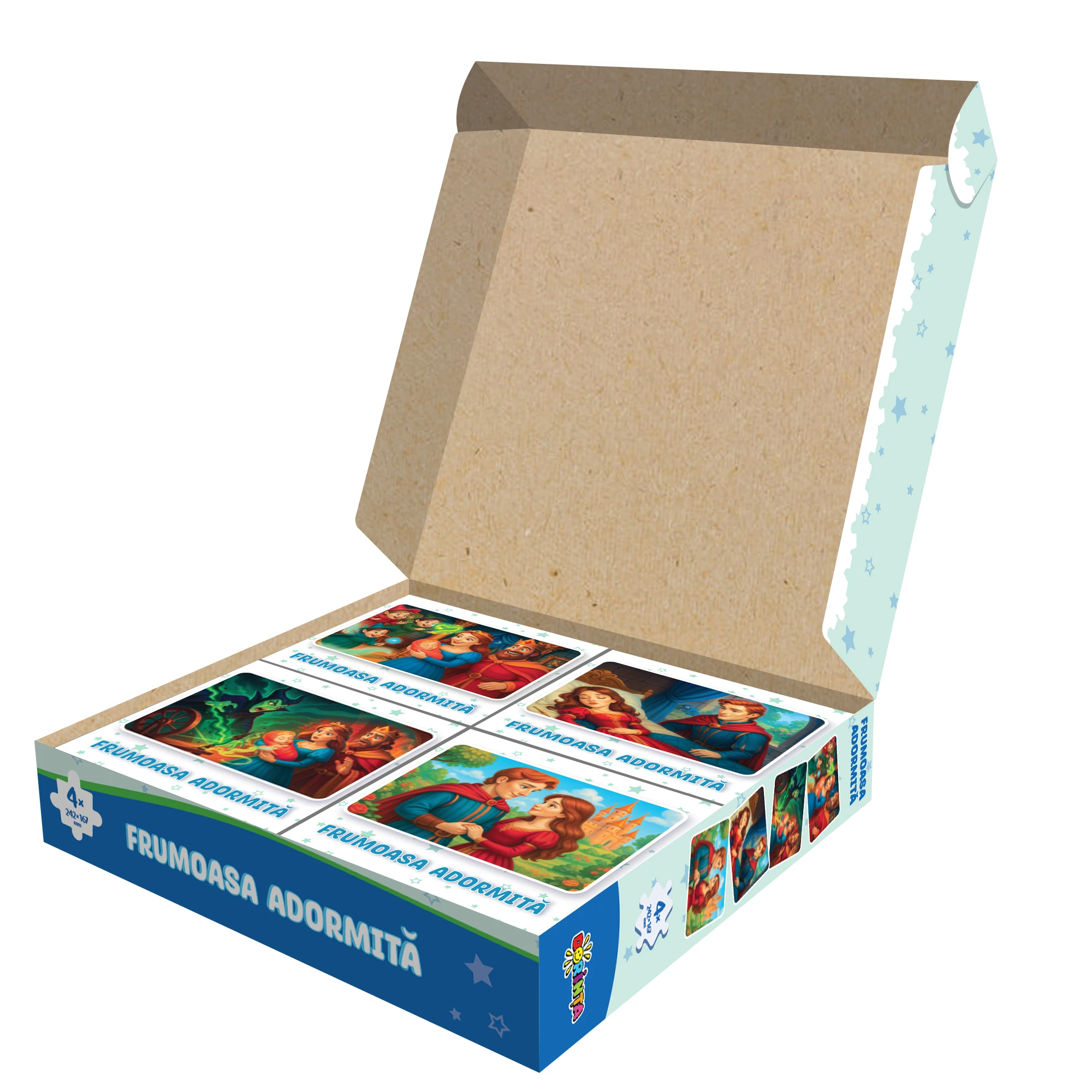 Puzzle 4in1, Frumoasa adormita