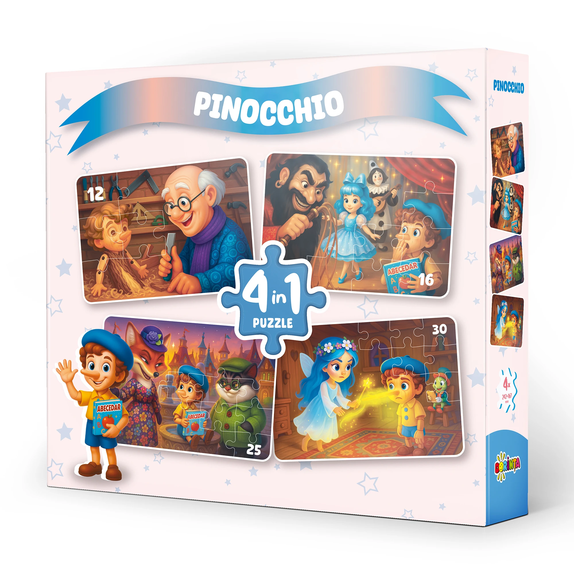 Puzzle 4in1, Pinocchio