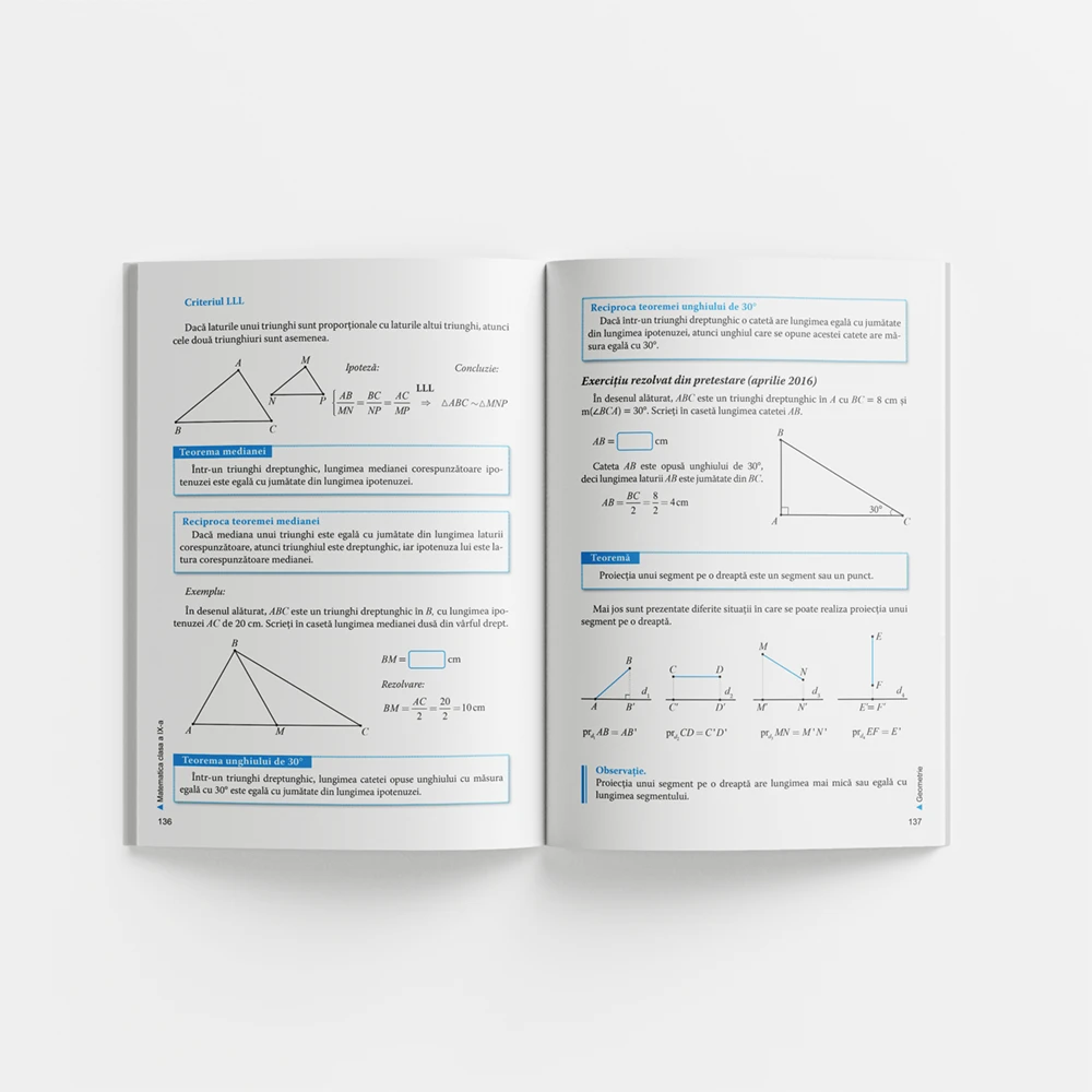 Matematica. Pregatire pentru examenul de absolvire a gimnaziului