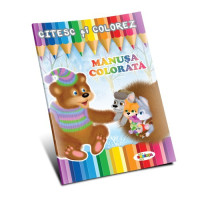 Citesc și colorez - Mănușa colorată