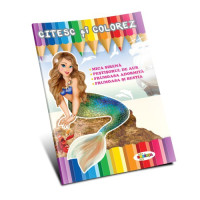 Citesc și colorez - Mica Sirenă