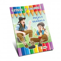 Citesc și colorez - Păcală și Tândală