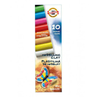 Plastilină KOH-I-NOOR - 10 culori, 200g