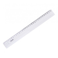 Rigla plastic 074261000000/30cm, cristal-transparent,KOH-I-NOOR (50 buc/cutie)