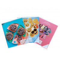 Caiet 12 foi patratele (carton)