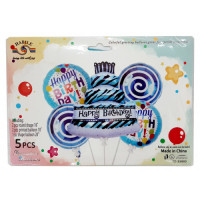 Set baloane folie ,,Happy Birthday,,2
