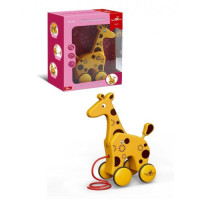 Girafă cu sfoară de tras