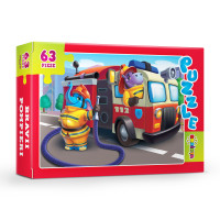 Puzzle 63ps. Bravii pompieri