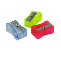 Ascuțitoare plastic culori transparente