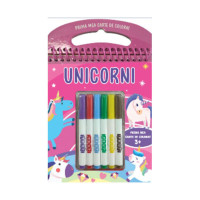 Prima mea carte de colorat. Unicorni + carioci (3+)