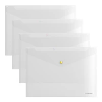 Dosar plic ErichKrause® Fizzy Clear, A4, transparent