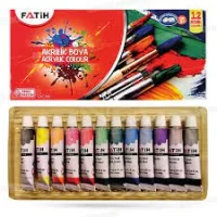 Vopsea acrilică Tub 12 culori 12 ml Fatih
