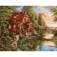 Tablou pe numere "Casa de vis" 40x50cm KHO2508