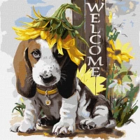 Tablou pe numere "Sub soare" 40x40cm KHO4381