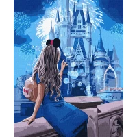 Tablou pe numere"in lumea viselor magice" 40x50cm KHO2567