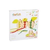 Jucarie din lemn cu sireturi «Fructe»(9piese)