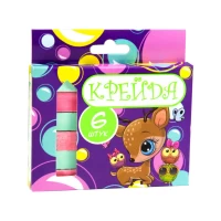 Cretă Pătrată școlară 6 buc.