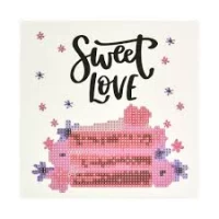 Mozaica cu Diamante 18x18 cm "Iubire in Fiecare Bucatica"