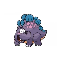 Tablou pe numere 30x30 cm "Dinozaur"/Strateg ES086