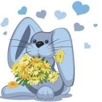 Tablou pe numere 30x30 cm "Iepure"