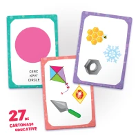 27 de cartonașe. Figuri și corpuri geometrice