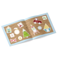 Lipește autocolante. În lumea formelor