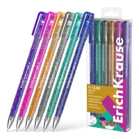 Pix gel, set 6 buc.div.culori, ErichKrause G-Cube® Stick Glitter