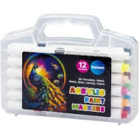 Markere acrilice set.12 cul