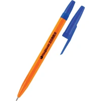 Pix cu bila ORANGE albastru 1.0mm